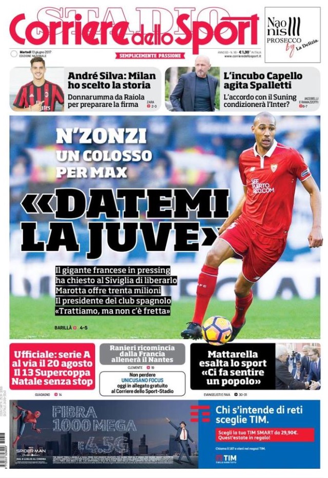 Corriere Dello Sport 13 Giugno 2017