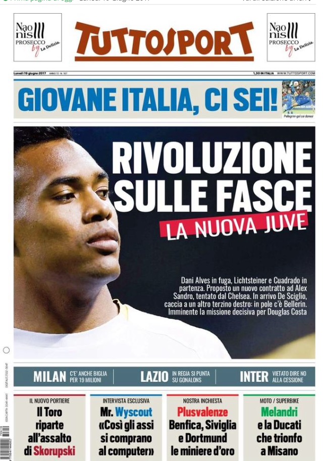 TuttoSport 19 Giugno 2017