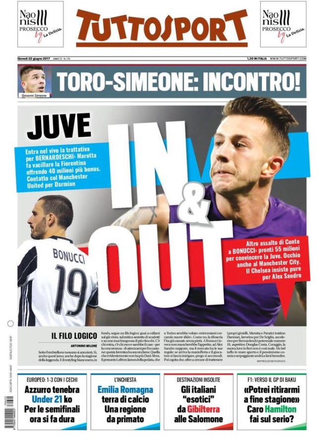 TuttoSport 22 Giugno 2017