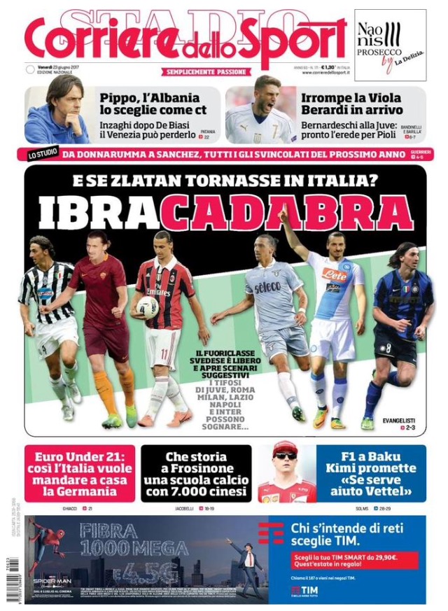 Corriere Dello Sport 23 Giugno 2017