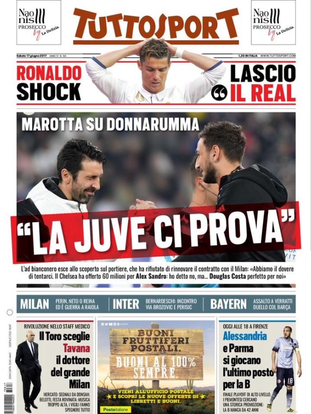 TuttoSport 17 Giugno 2017