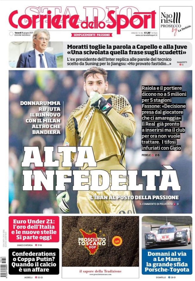 Corriere Dello Sport 16 Giugno 2017