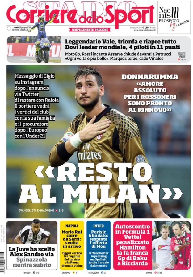 Corriere Dello Sport 26 Giugno 2017