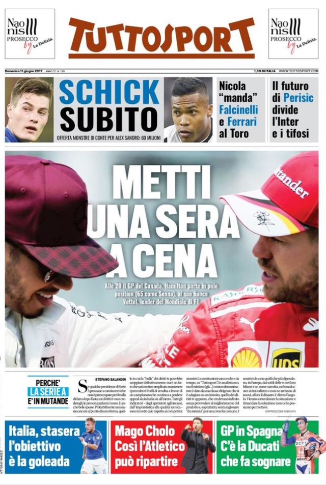 TuttoSport 11 Giugno 2017