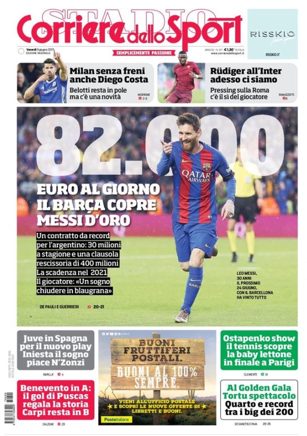 Corriere Dello Sport 9 Giugno 2017
