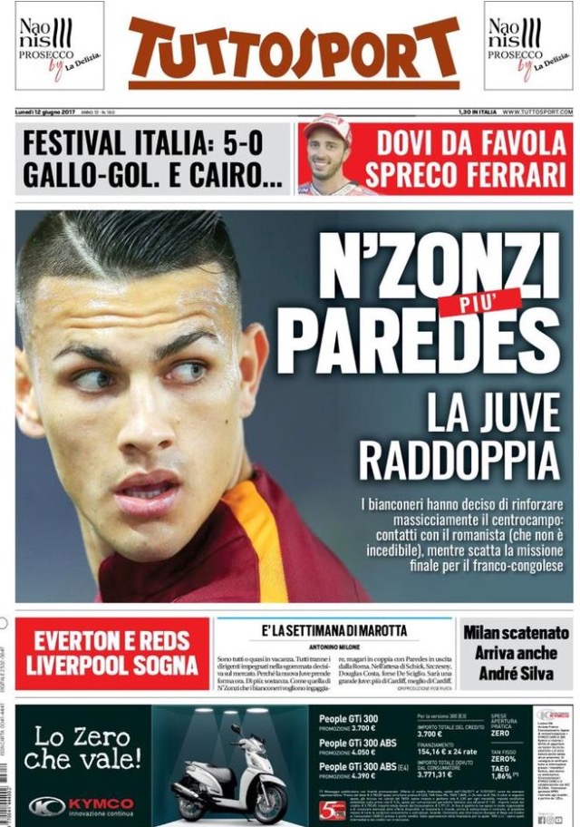 TuttoSport 12 Giugno 2017