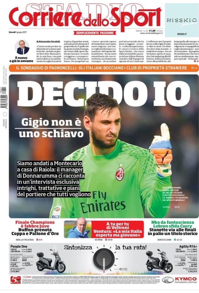 Corriere Dello Sport 1 Giugno 2017