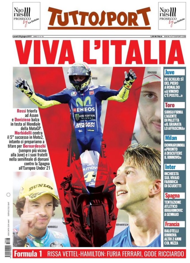TuttoSport 26 Giugno 2017
