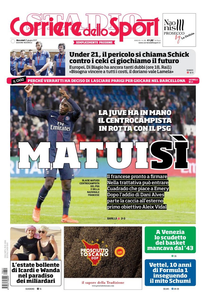Corriere Dello Sport 21 Giugno 2017