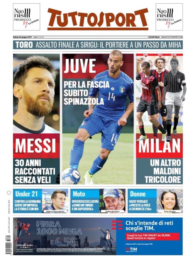 TuttoSport 23 Giugno 2017