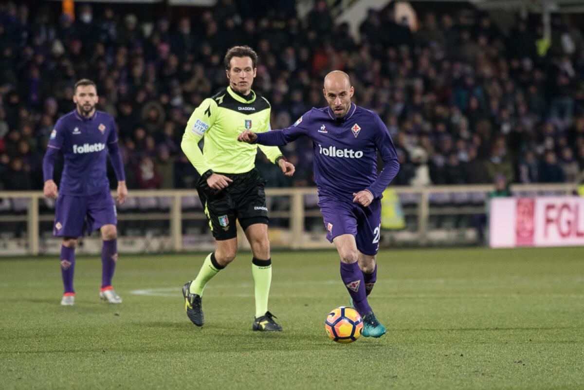 Borja Valero sempre più lontano dalla Fiorentina, salterà anche l'allenamento pomeridiano - Firenze, stadio Artemio Franchi, 15.01.2017, Fiorentina-Juventus, Foto Fiorenzo Sernacchioli. Copyright Labaroviola.com