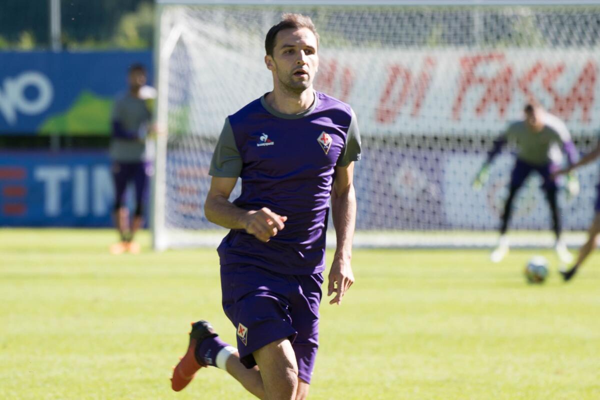 Badelj: gli esami strumentali confermano lieve lesione al muscolo della gamba sinistra - Moena, Ritiro della Fiorentina 16.07.2017, Foto Fiorenzo Sernacchioli. Copyright Labaroviola.com