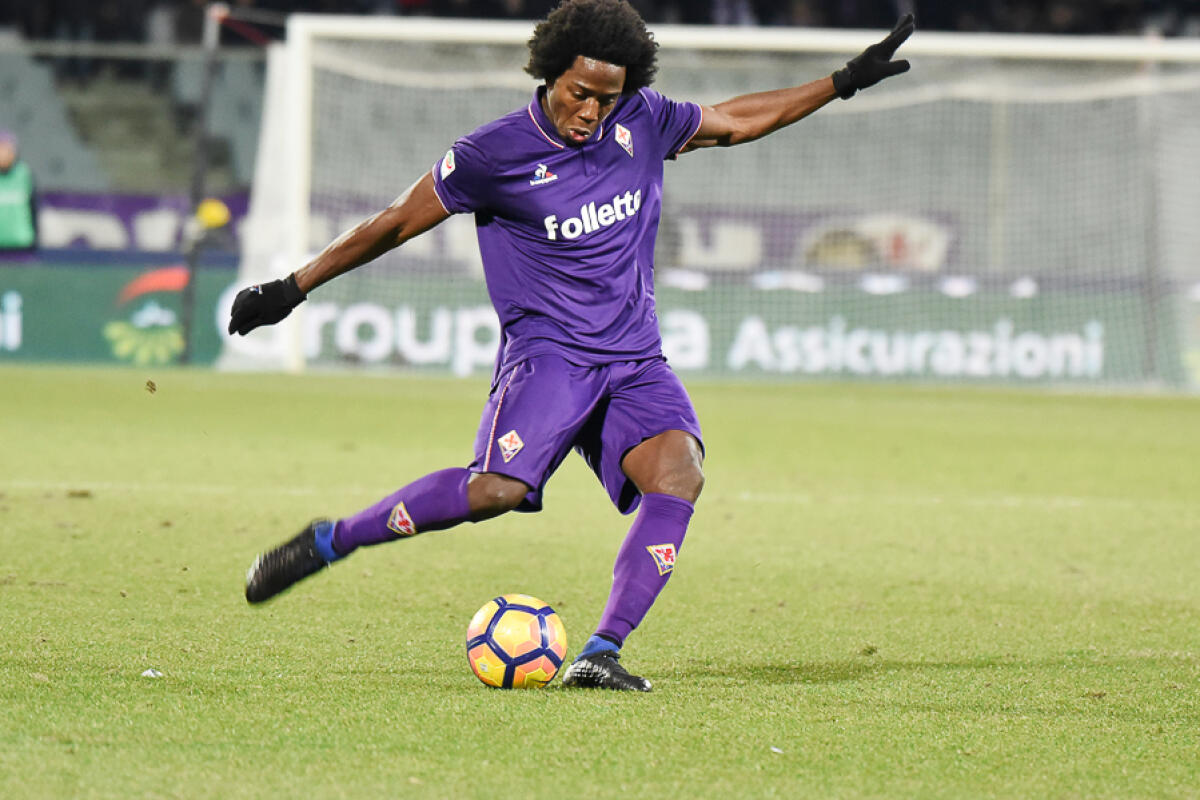 Sanchez dalla Colombia: "Io in Cina? Alla Fiorentina ancora due anni, a Firenze sto benissimo.." - Firenze, stadio Artemio Franchi, 15.01.2017, Fiorentina-Juventus, Foto Fiorenzo Sernacchioli. Copyright Labaroviola.com