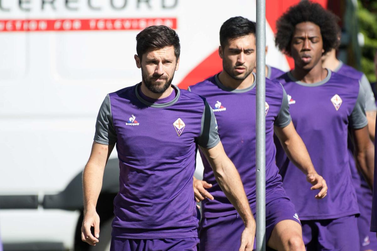 Ufficiale: Milic ceduto all'Olympiacos a titolo definitivo, il comunicato della Fiorentina - Moena, Ritiro della Fiorentina 16.07.2017, Foto Fiorenzo Sernacchioli. Copyright Labaroviola.com