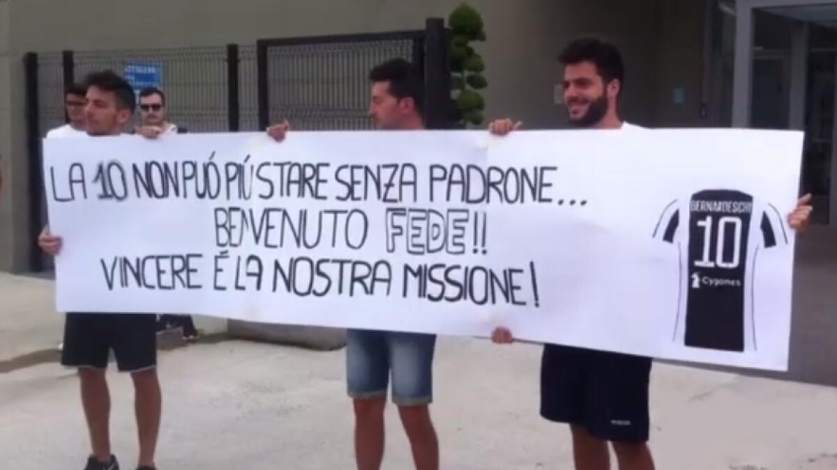 Tifosi Juve in delirio per Berna: "La 10 non può più stare senza padrone, benvenuto Fede. Vincere è la nostra missione" - 