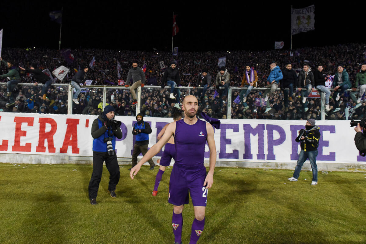 Visiste mediche, nel primo turno tocca ai giovani, nel secondo si rivede Rebic. Borja Valero.. - Firenze, stadio Artemio Franchi, 15.01.2017, Fiorentina-Juventus, Foto Fiorenzo Sernacchioli.