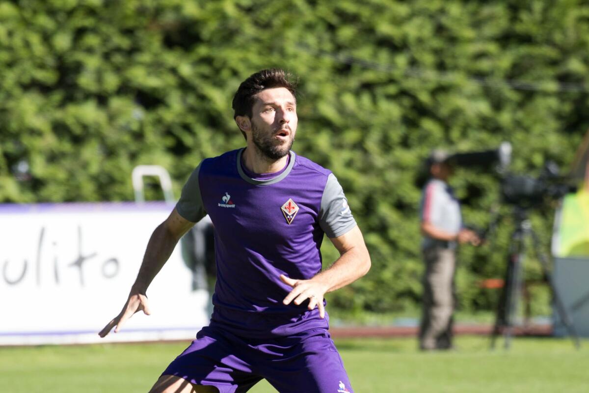 ACF conferma, Milic è in Grecia per sostenere le visite mediche con l’Olympiakos. Lascia la Fiorentina - Moena, Ritiro della Fiorentina 16.07.2017, Foto Fiorenzo Sernacchioli. Copyright Labaroviola.com