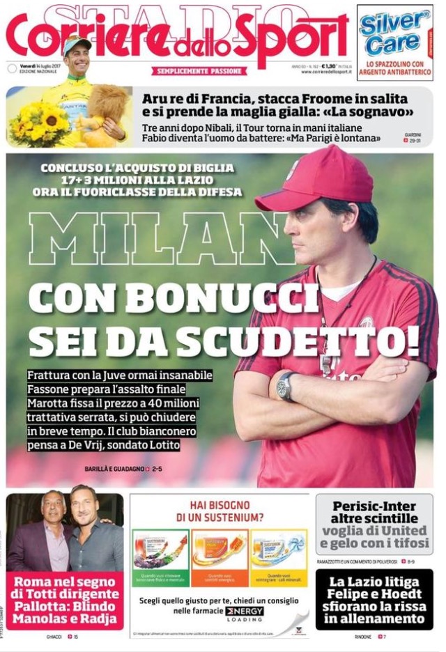 Corriere Dello Sport 14 Luglio 2017