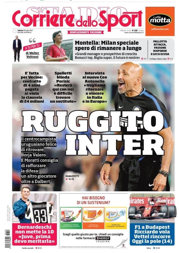 Corriere Dello Sport 29 Luglio 2017