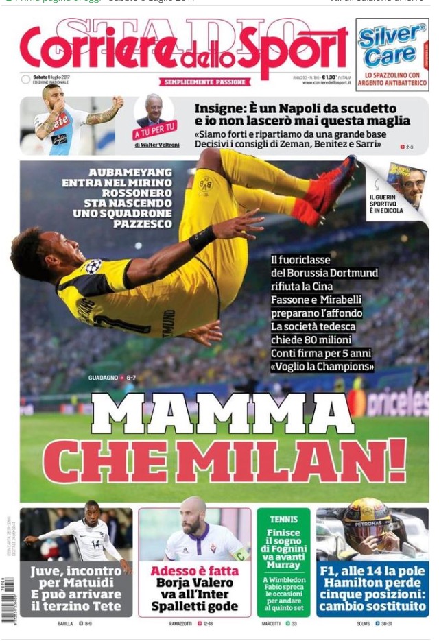 Corriere Dello Sport 8 Luglio 2017