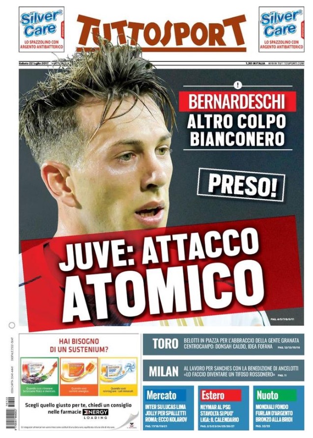 TuttoSport 22 Luglio 2017