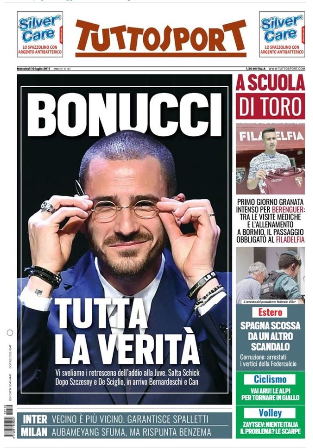 TuttoSport 19 Luglio 2017