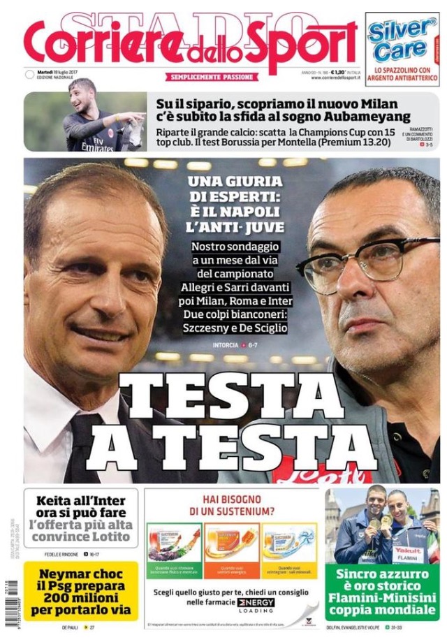 Corriere Dello Sport 18 Luglio 2017