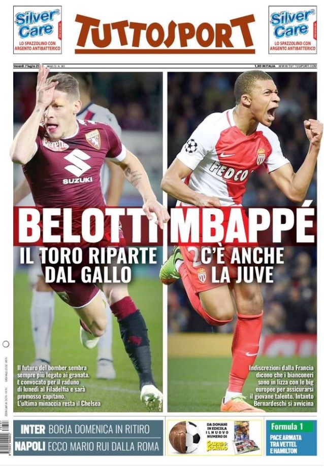 TuttoSport 7 Luglio 2017