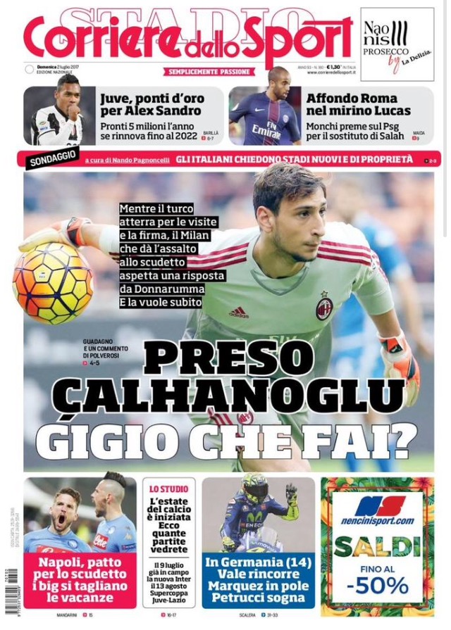 Corriere Dello Sport 2 Luglio 2017