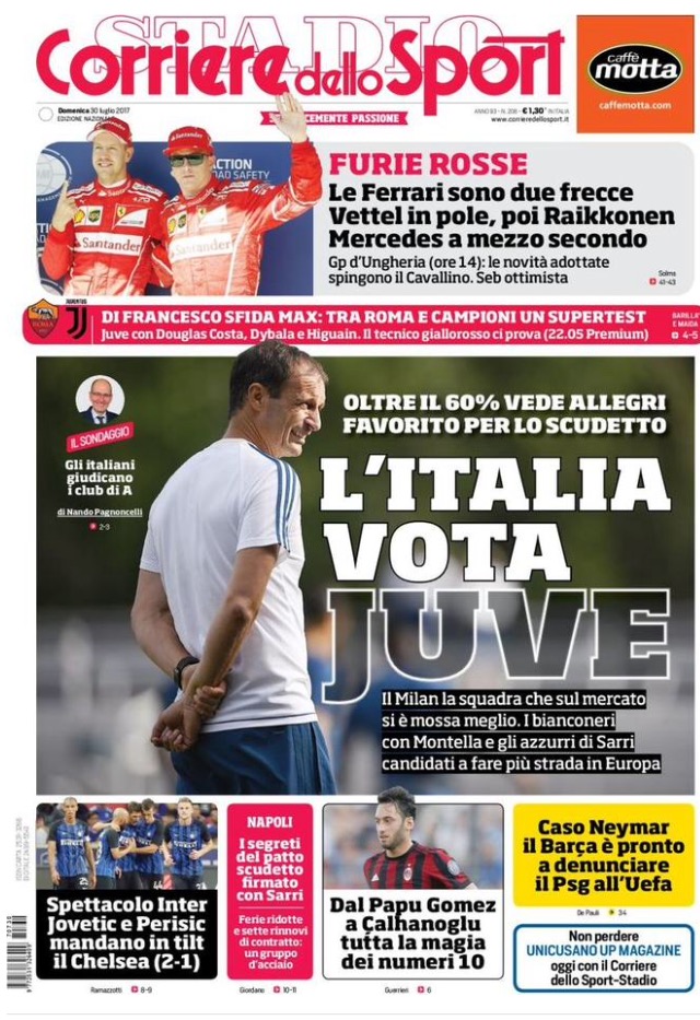 Corriere Dello Sport 30 Luglio 2017