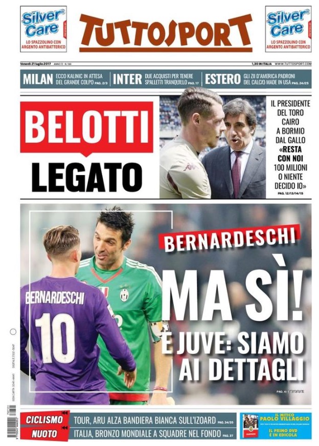 TuttoSport 21 Luglio 2017