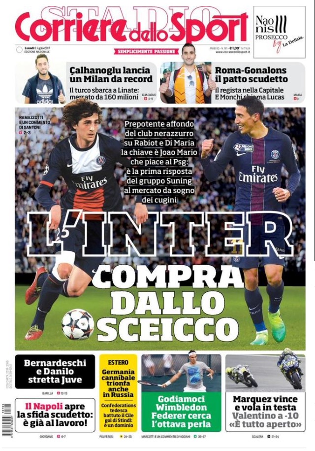 Corriere Dello Sport 3 Luglio 2017