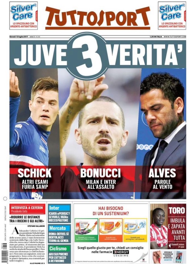 TuttoSport 13 Luglio 2017