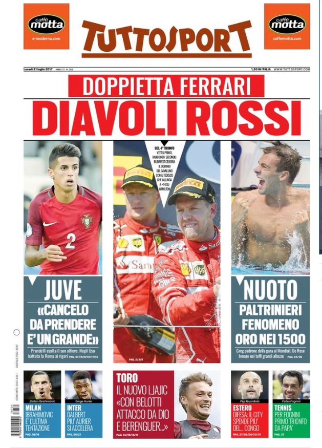 TuttoSport 31 Luglio 2017