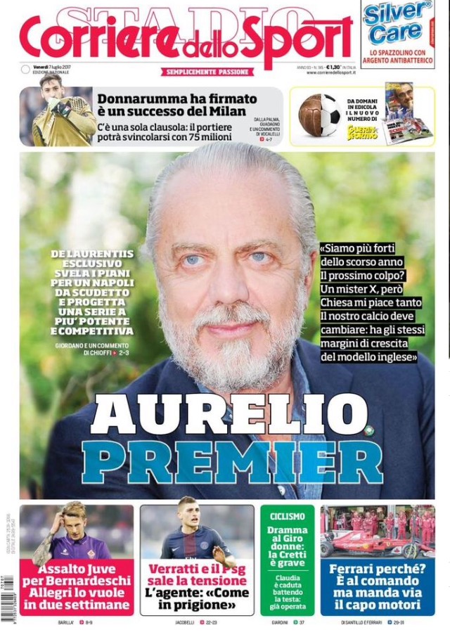 Corriere Dello Sport 7 Luglio 2017