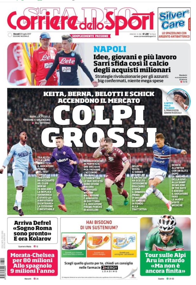 Corriere Dello Sport 20 Luglio 2017