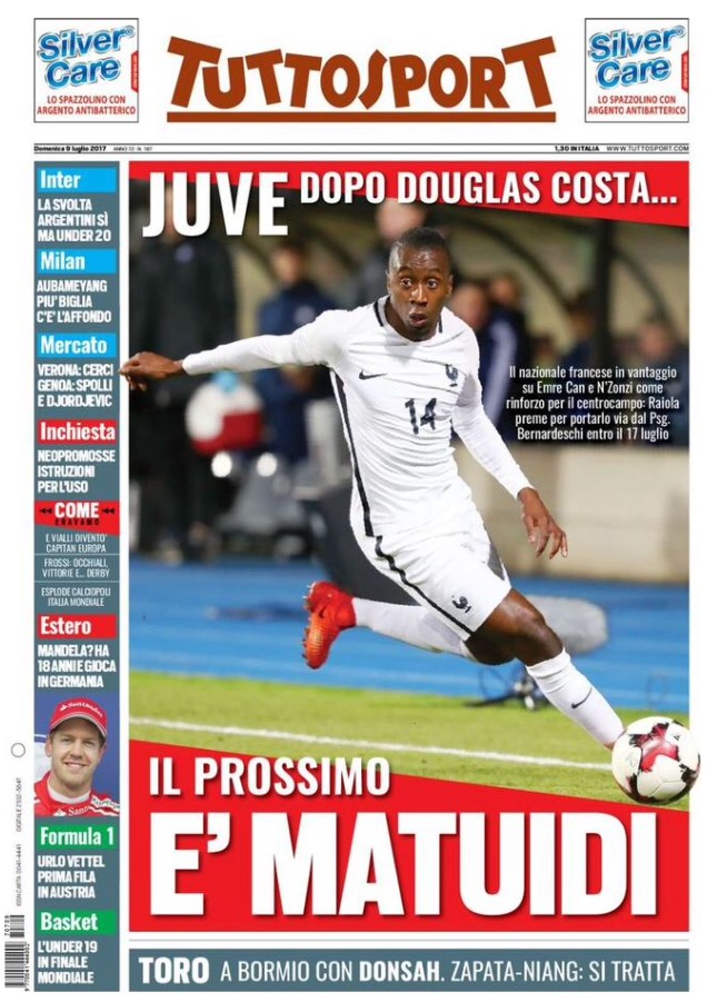 TuttoSport 9 Luglio 2017