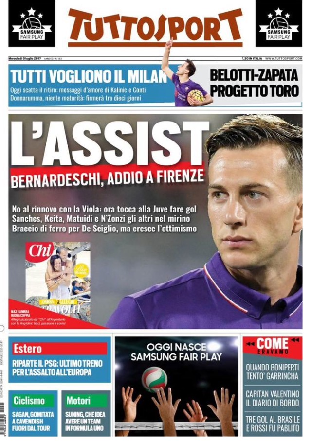 TuttoSport 5 Luglio 2017