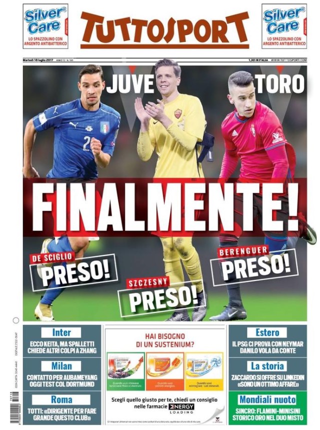 TuttoSport 18 Luglio 2017