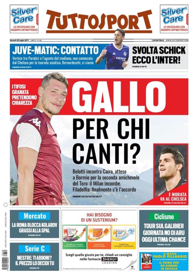TuttoSport 20 Luglio 2017