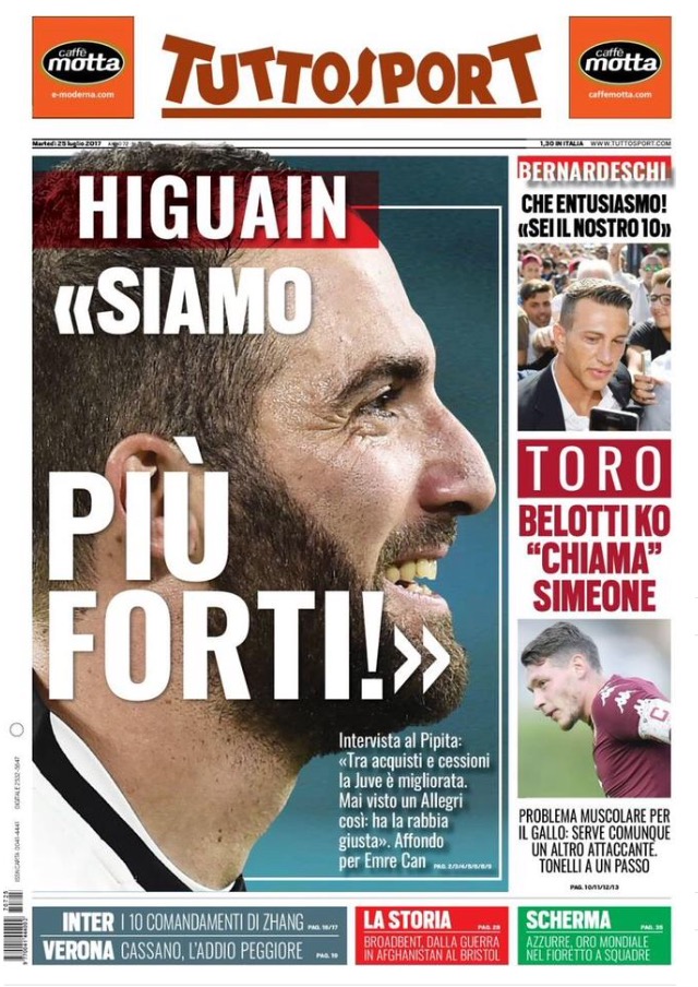 TuttoSport 25 Luglio 2017