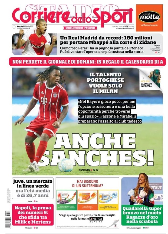 Corriere Dello Sport 26 Luglio 2017