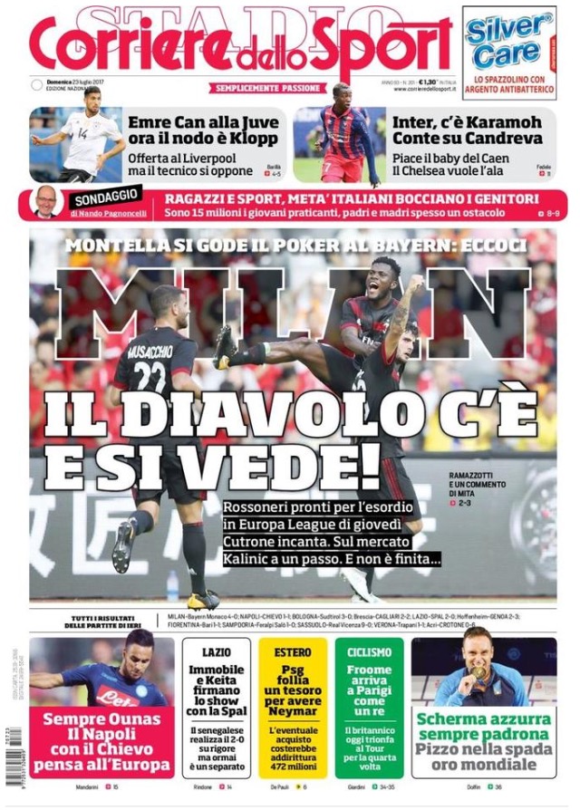 Corriere Dello Sport 23 Luglio 2017