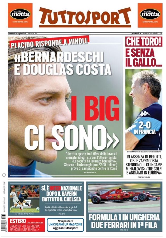 TuttoSport 30 Luglio 2017