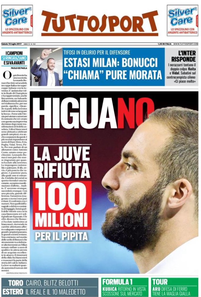 TuttoSport 15 Luglio 2017