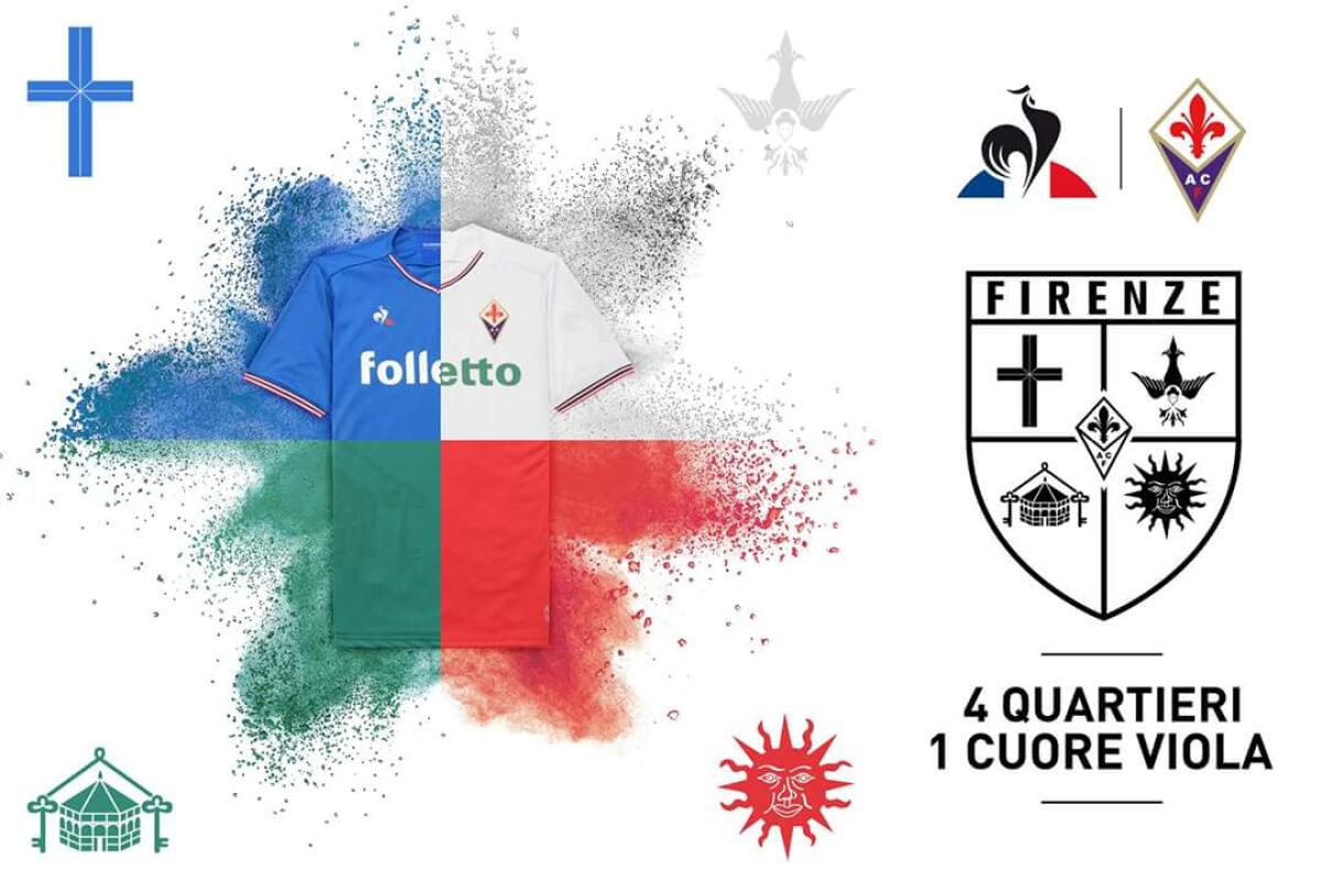 A San Siro la Fiorentina scenderà in campo con la maglia bianca in onore di Santo Spirito vincitore del calcio storico a Firenze - 