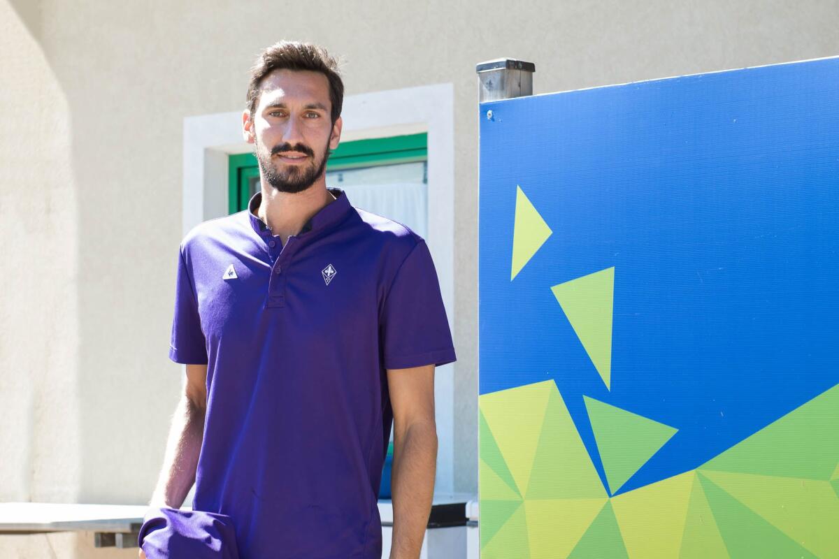 I convocati di Giampiero Ventura per l'Italia, chiamato solo Astori della Fiorentina. C'è ancora Montolivo - Moena, Ritiro della Fiorentina 16.07.2017, Foto Fiorenzo Sernacchioli. Copyright Labaroviola.com