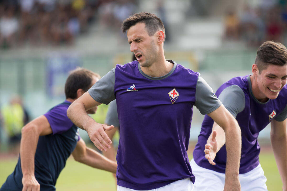 Kalinic al Milan, trattativa bloccata per la modalità di pagamento. Ma l'affare non è a rischio - Viareggio, Stadio dei Pini, 13.08.2017, Fiorentina-Parma, Foto Fiorenzo Sernacchioli. Copyright Labaroviola.com Kalinic