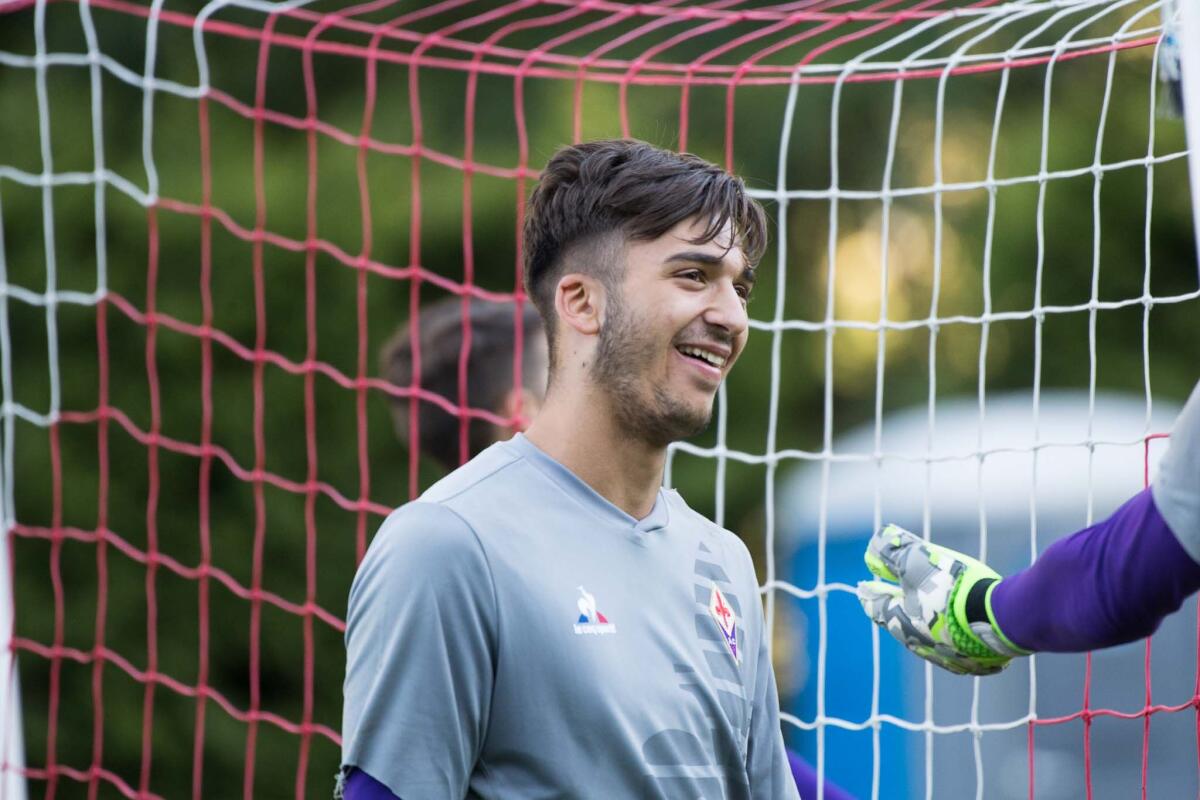 La Fiorentina cede a titolo definitivo al Sassuolo il portiere Giacomo Satalino classe 99 - Moena, Ritiro della Fiorentina 16.07.2017, Foto Fiorenzo Sernacchioli. Copyright Labaroviola.com