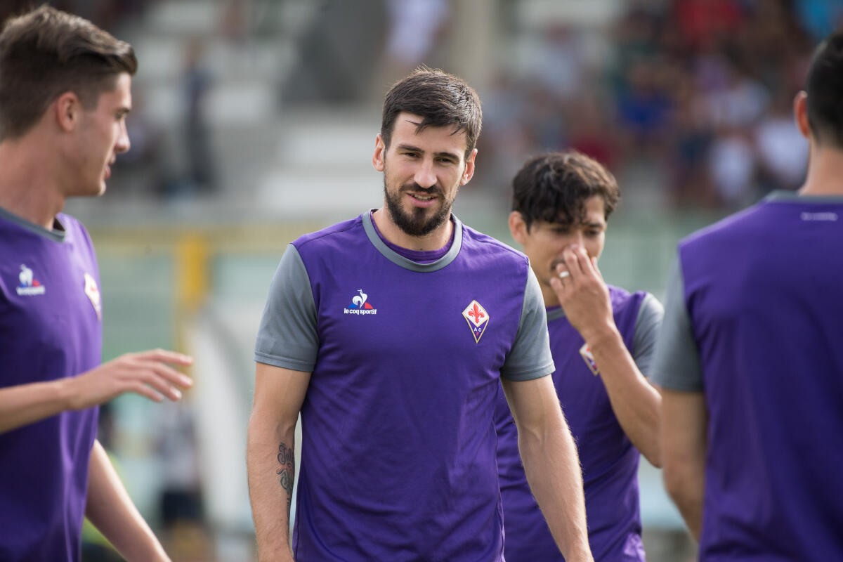TOMOVIC HA CHIESTO DI ESSERE CEDUTO. NON VUOLE PIÙ RESTARE A FIRENZE. STRINIC BLOCCATO DA OLIVERA - Viareggio, Stadio dei Pini, 13.08.2017, Fiorentina-Parma, Foto Fiorenzo Sernacchioli. Copyright Labaroviola.com Tomovic